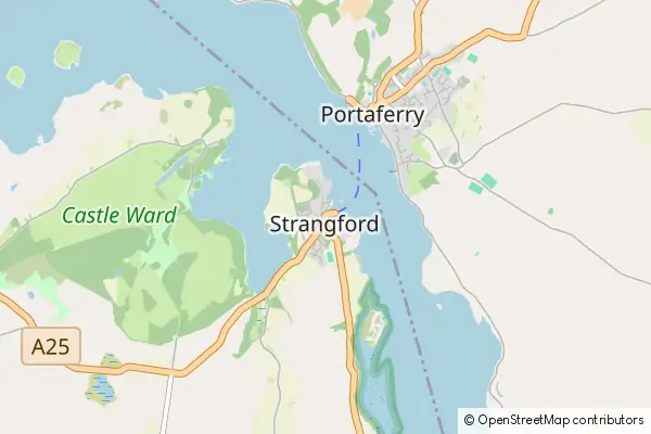 Mapa Strangford