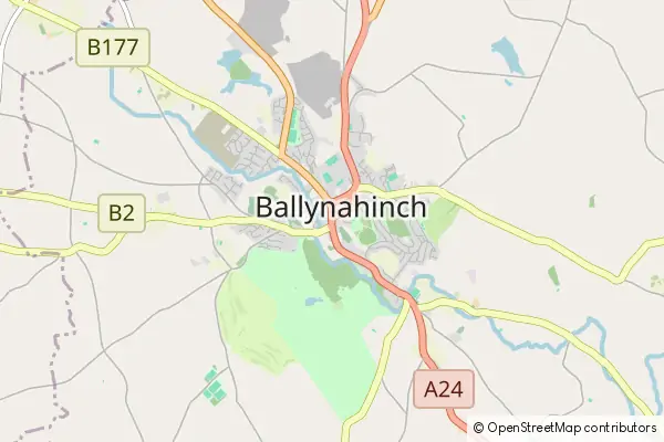 Mapa Ballynahinch