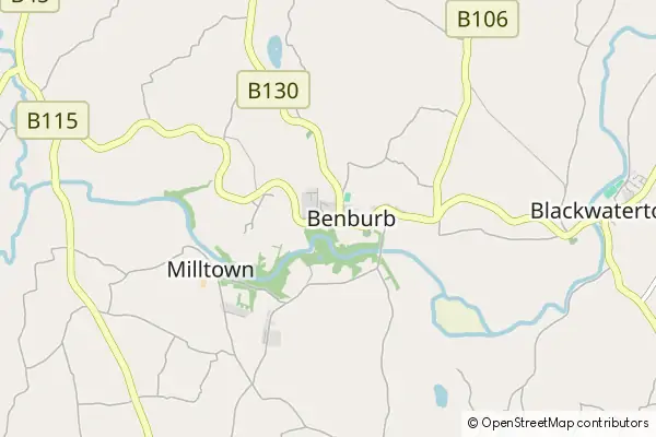 Mapa Benburb