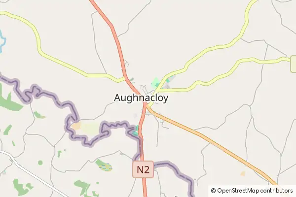 Mapa Aughnacloy