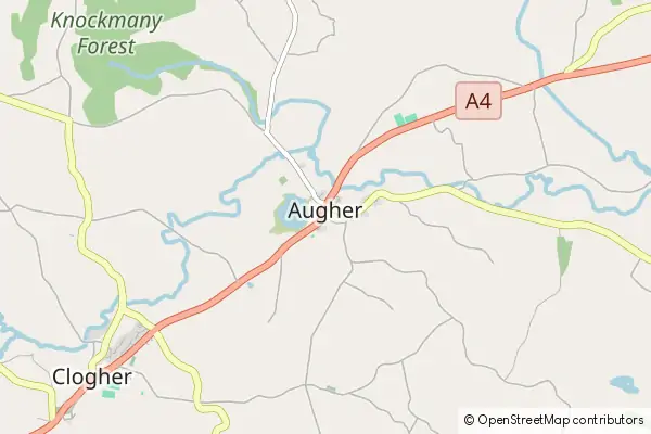 Mapa Augher