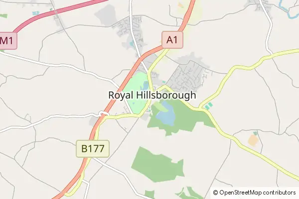 Mapa Hillsborough