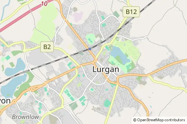 Mapa Lurgan