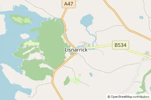 Mapa Lisnarick