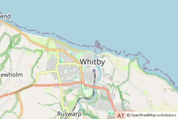 Mapa Whitby