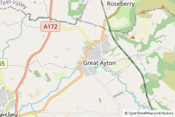 Mapa Great Ayton