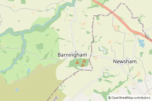 Mapa Barningham