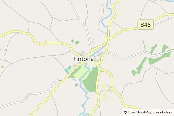 Mapa Fintona