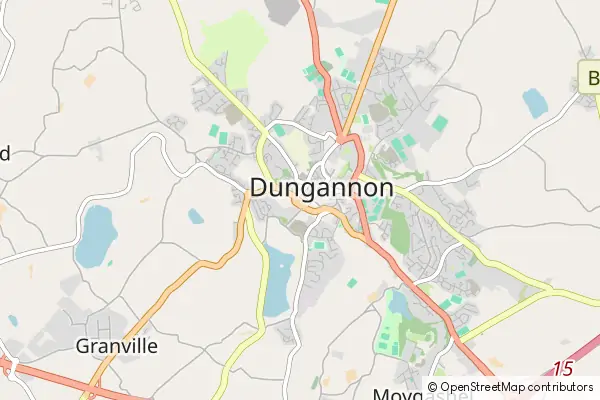 Mapa Dungannon