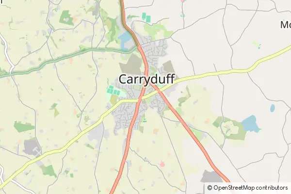 Mapa Carryduff