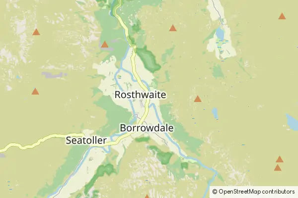 Mapa Rosthwaite