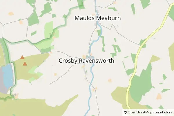 Mapa Crosby Ravensworth