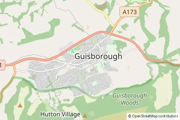 Mapa Guisborough