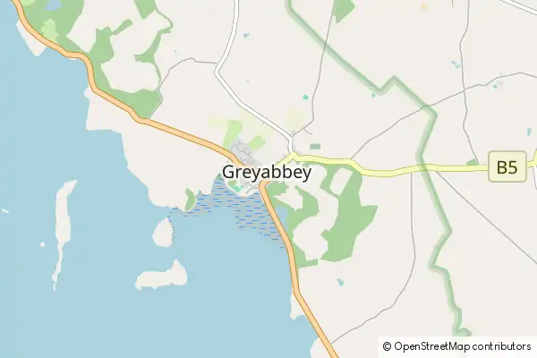 Mapa Greyabbey