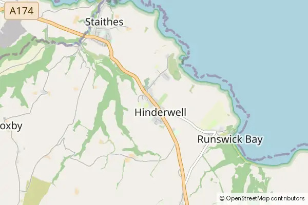 Mapa Hinderwell