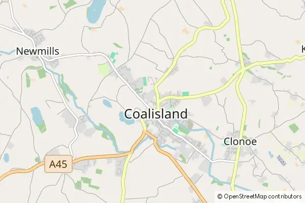 Mapa Coalisland