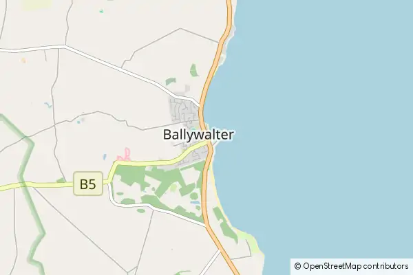 Mapa Ballywalter