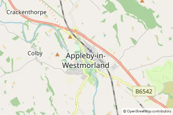 Mapa Appleby-in-Westmorland