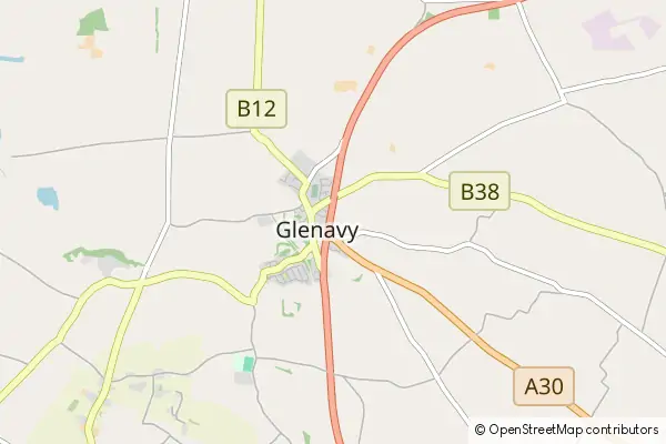 Mapa Glenavy