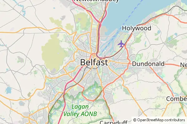 Mapa Belfast