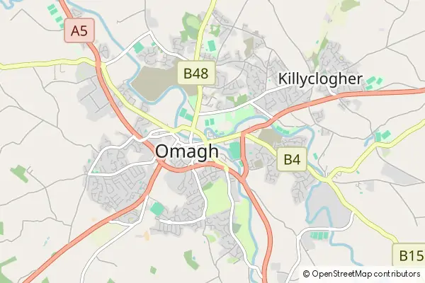 Mapa Omagh