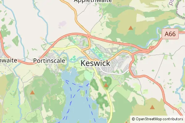 Mapa Keswick