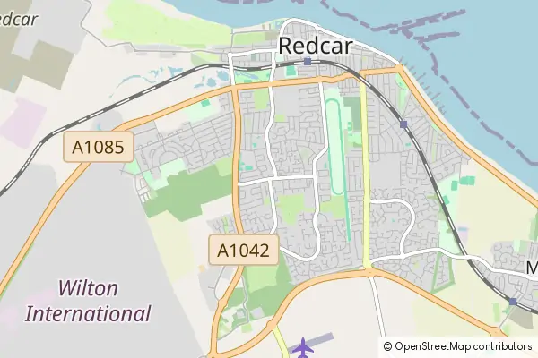 Mapa Redcar