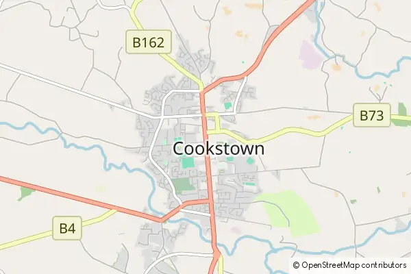 Mapa Cookstown