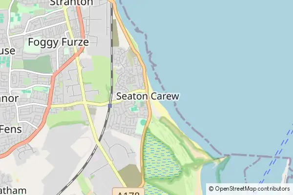 Mapa Seaton Carew