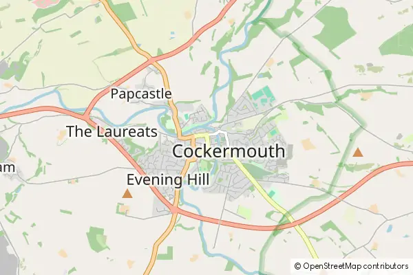 Mapa Cockermouth