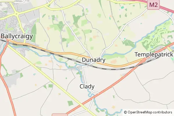 Mapa Dunadry