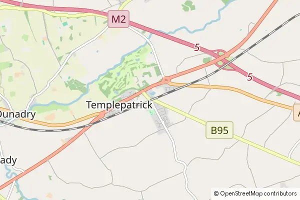 Mapa Templepatrick