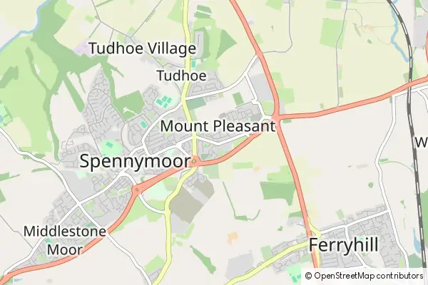 Mapa Spennymoor