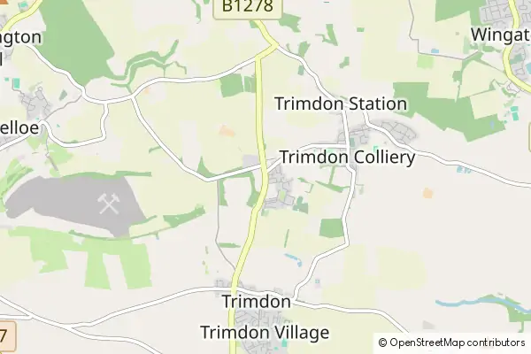 Mapa Trimdon Grange