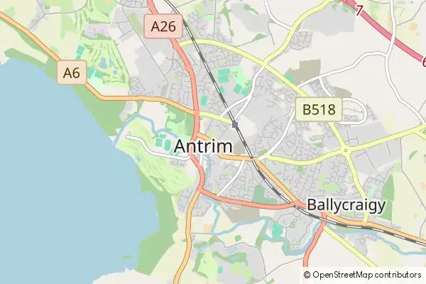 Mapa Antrim