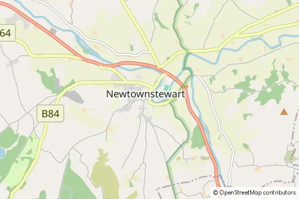 Mapa Newtownstewart