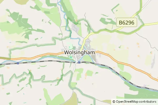 Mapa Wolsingham