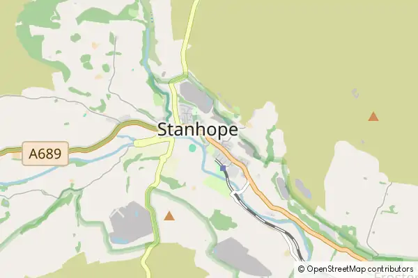 Mapa Stanhope