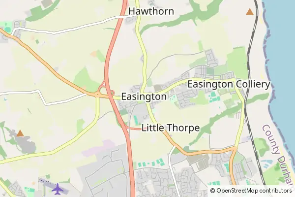 Mapa Easington