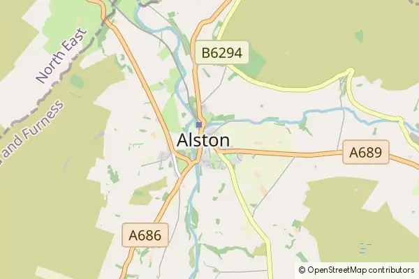 Mapa Alston