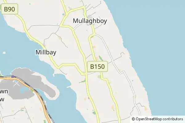 Mapa Islandmagee