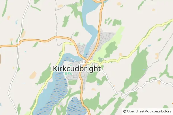 Mapa Kirkcudbright