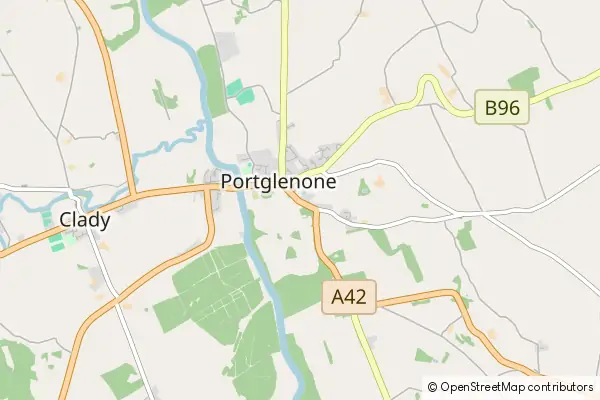 Mapa Portglenone