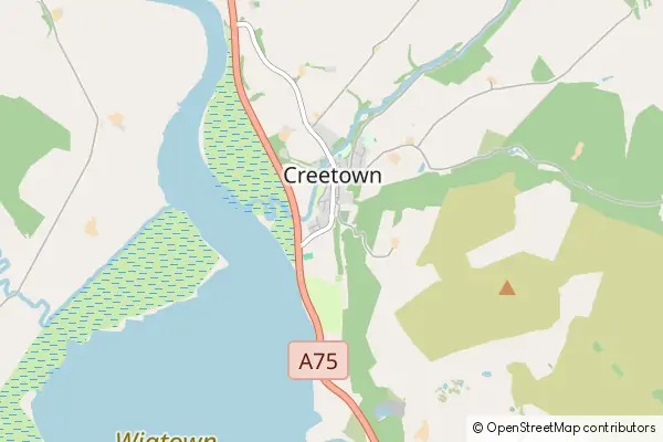 Mapa Creetown