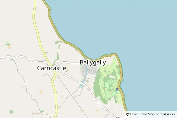 Mapa Ballygally