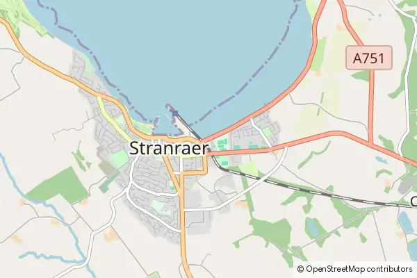 Mapa Stranraer