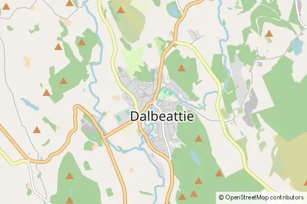 Mapa Dalbeattie