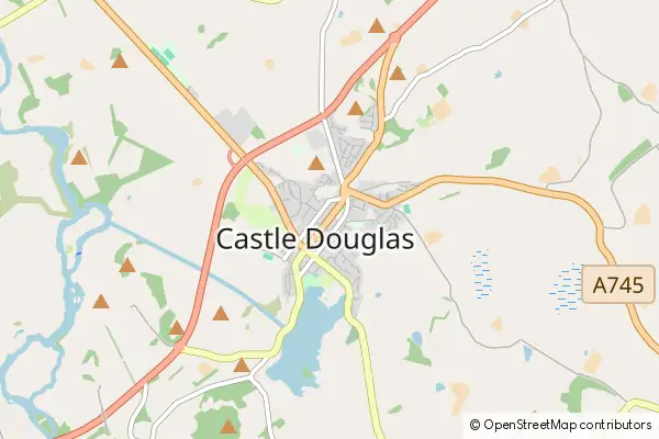 Mapa Castle Douglas