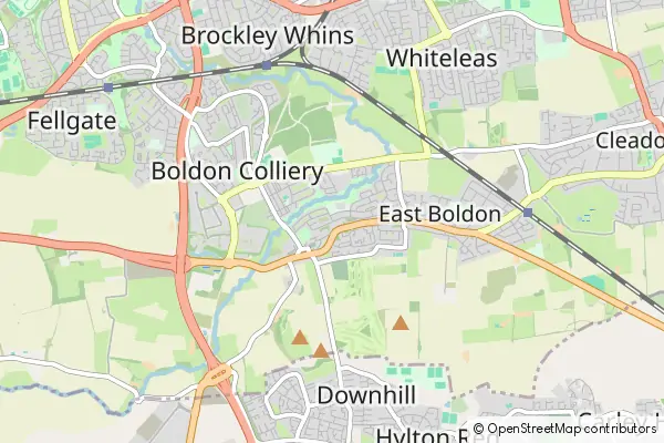 Mapa West Boldon