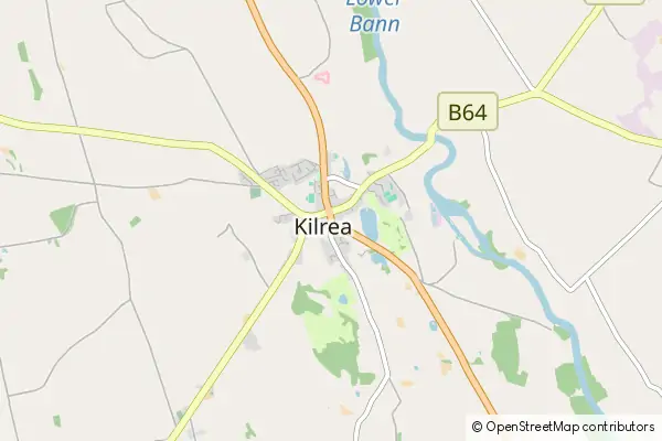 Mapa Kilrea